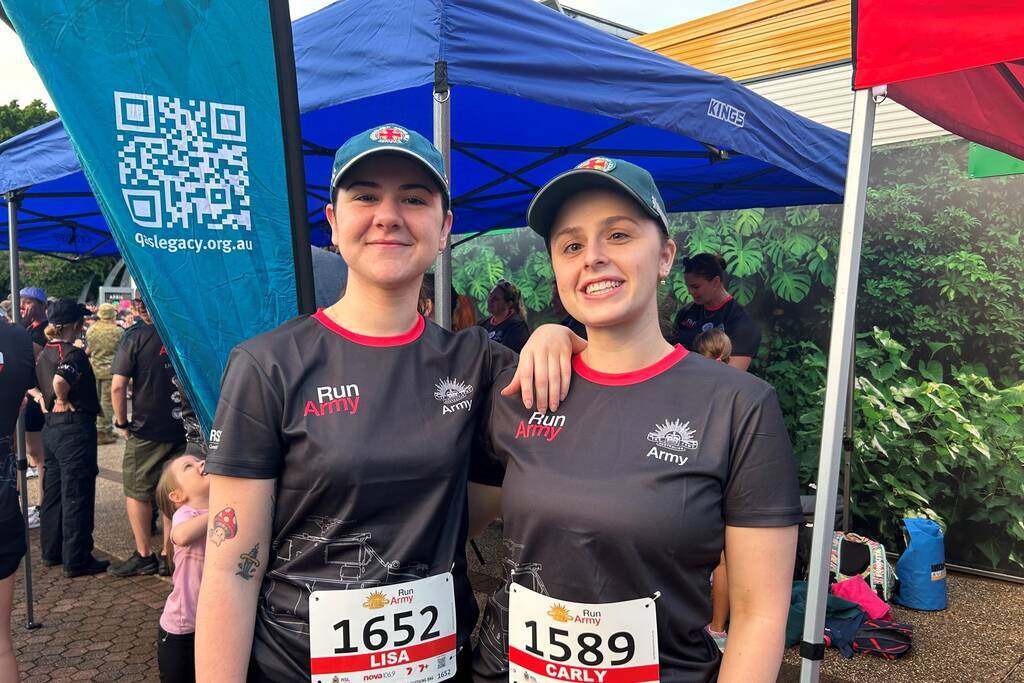 Carly Daly and Lisa at run army 2024